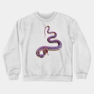 Purple Snake Crewneck Sweatshirt